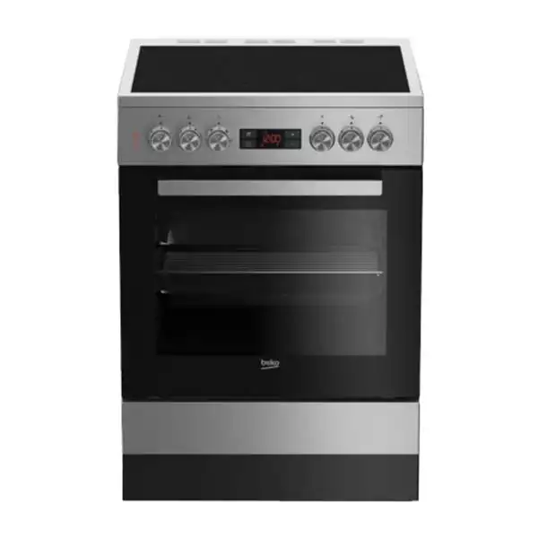 Električni šporet Beko FSE67310 GX širina 60cm/keramička ploča/Inox Slika 1
