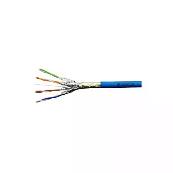 FTP cable CAT 6A F/FTP - 500 Mhz, 4x2xAWG-23, LSOH plavi Schrack HSEKP423HA Slika 1