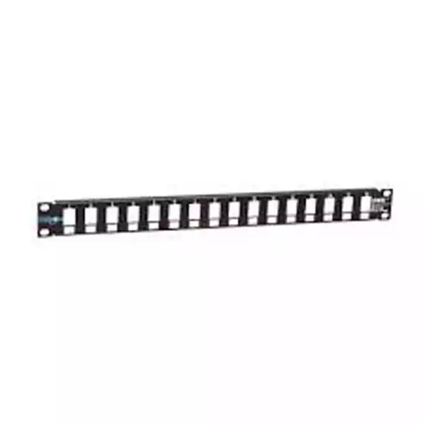 Patch panel modularni 19/1U sa 24 slota za UTP module UKP-24-1U  bez modula Slika 1