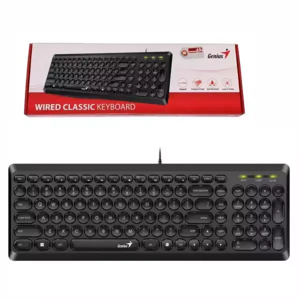 Tastatura Genius SlimStar Q200 YU, crna Slika 3