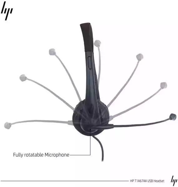 Slušalice sa mikrofonom HP USB Stereo T1A67AA Slika 4