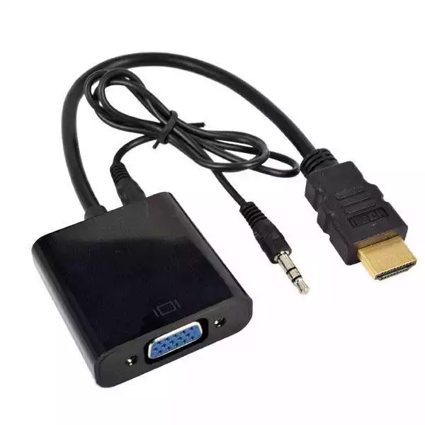 Adapter-konverter HDMI-VGA + audio Kettz - Image 1