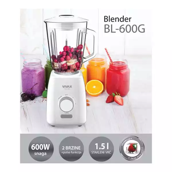 Blender Vivax BL-600G/snaga 600W/posuda 1.5 L