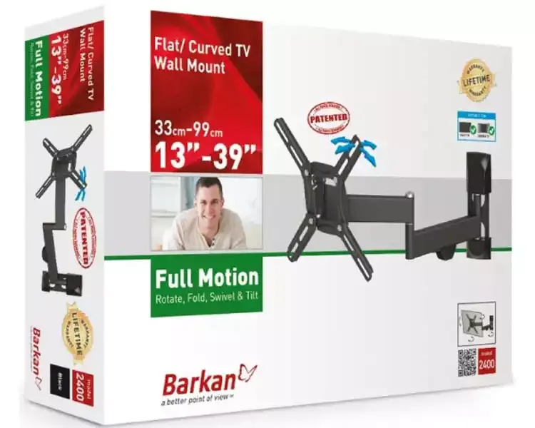 Nosač za TV Barkan 2400.B 13-43/24kg/200x200/tilt Slika 2