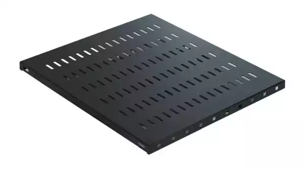 Polica fiksna 800mm rack kačenje na 4 tačke Mirsan 19/1U crna MR.SBR80.01 Slika 1