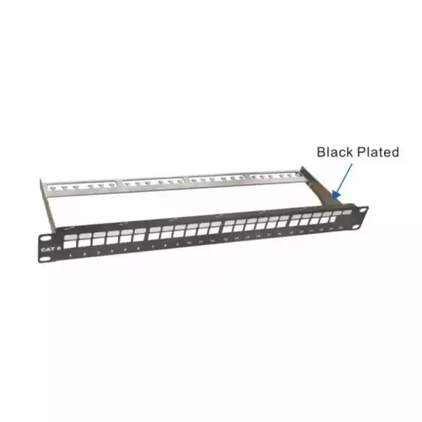 Patch panel 19/1U sa 24 slotova ,bez modula Mirsan MR.19P24P1U.01- Slika 1