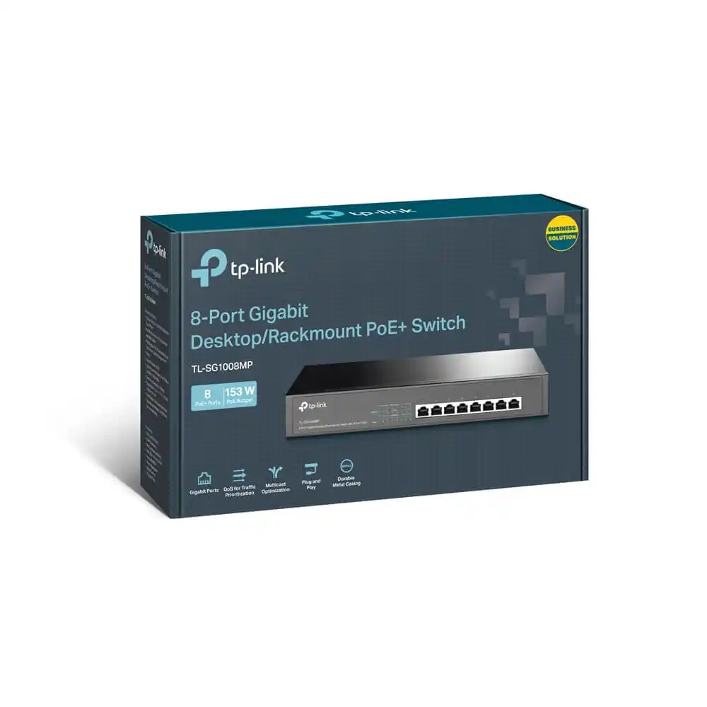 Svič 10/100/1000 8 PoE+ -port TP-Link TL-SG1008MP- Slika 2