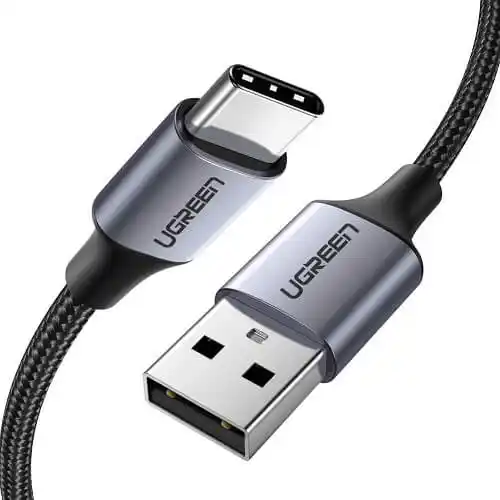 USB tip C M na USB 2.0 M kabl Alu.3m Grey - Image 1