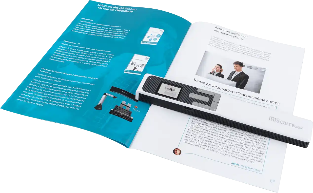 Skener ručni IRIScan Book 5 White /30ppm/Battery Li-ion Slika 4
