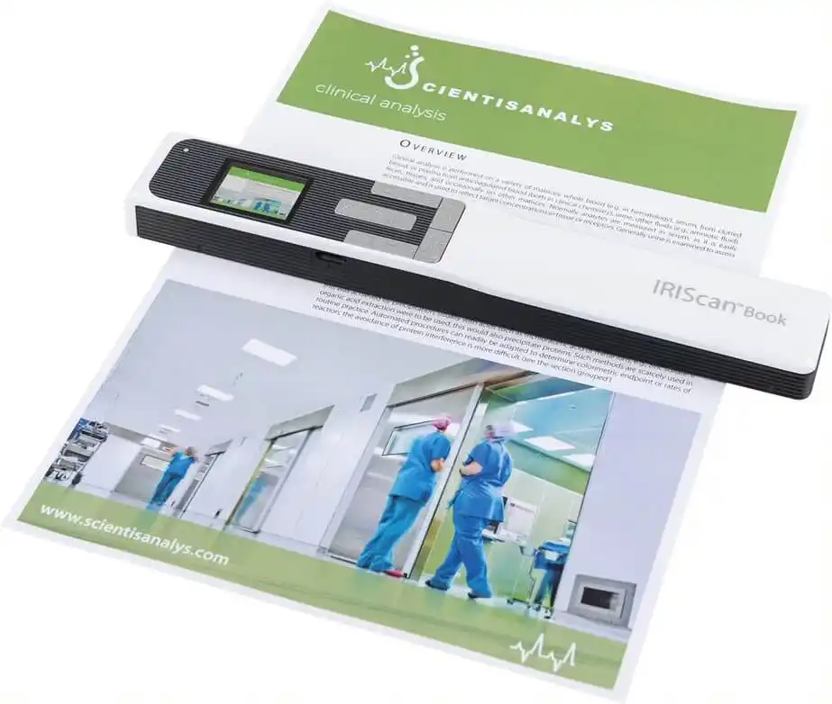 Skener ručni IRIScan Book 5 White /30ppm/Battery Li-ion Slika 2