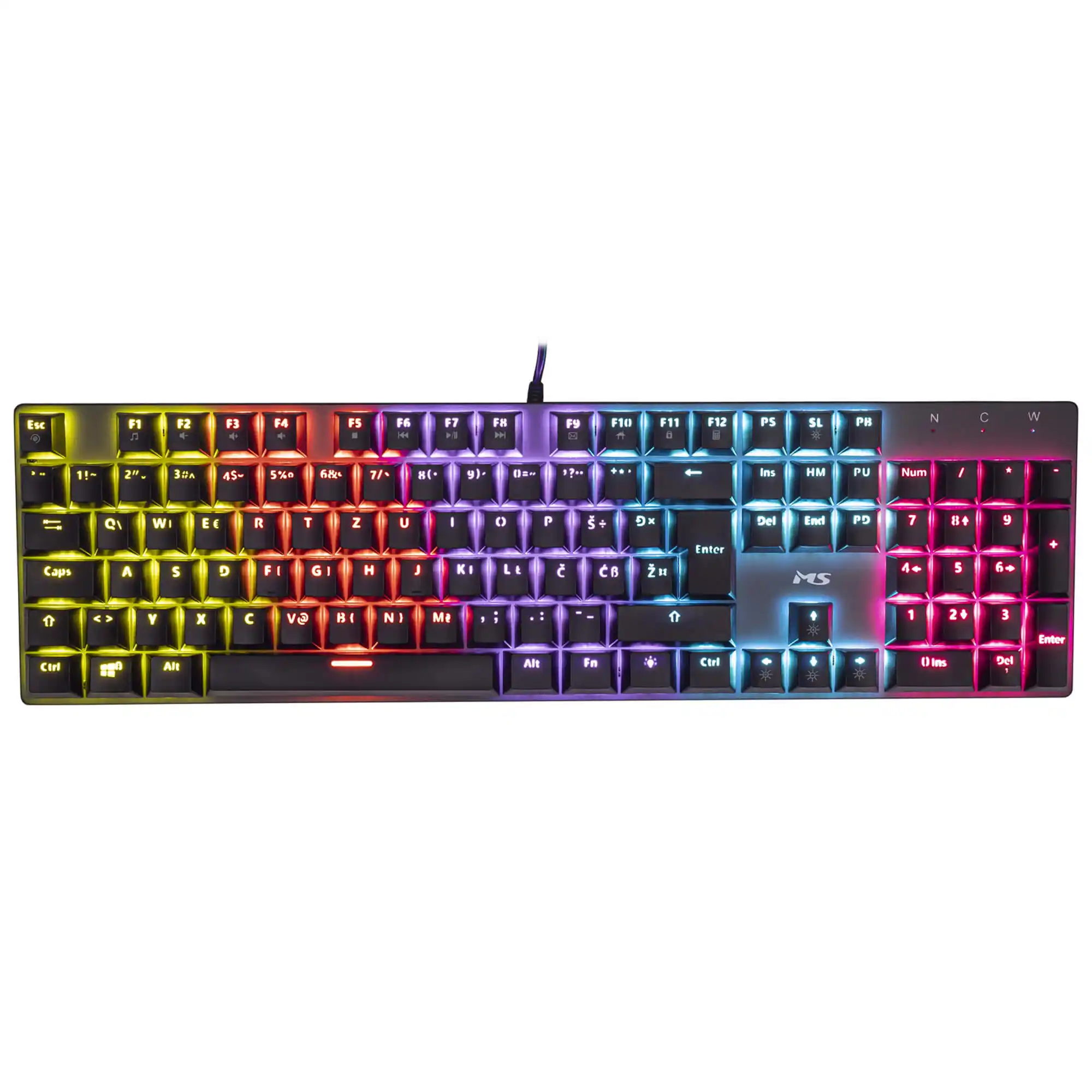 Tastatura  MS Elite C521 Mehanička RGB Slika 2