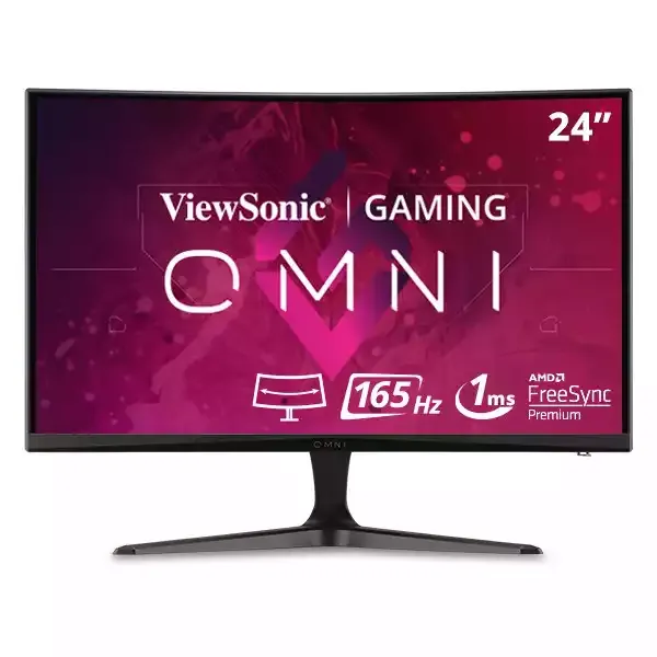 Monitor 24 ViewSonic Omni VX2418C 1920x1080/Full HD/165Hz/1ms/HDMI/DP/Curved Outlet- Slika 1