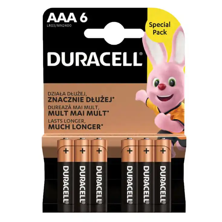 Baterija Duracell Basic AAA 1/6 - Image 1