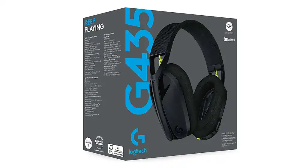 Bežične slušalice a mikrofonom Logitech G435 Lightspeed crna Slika 4