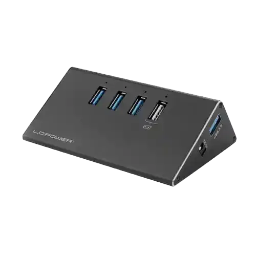 USB Hub 3.0 LC Power LC-HUB-ALU-2B-4 Aluminium- Slika 1