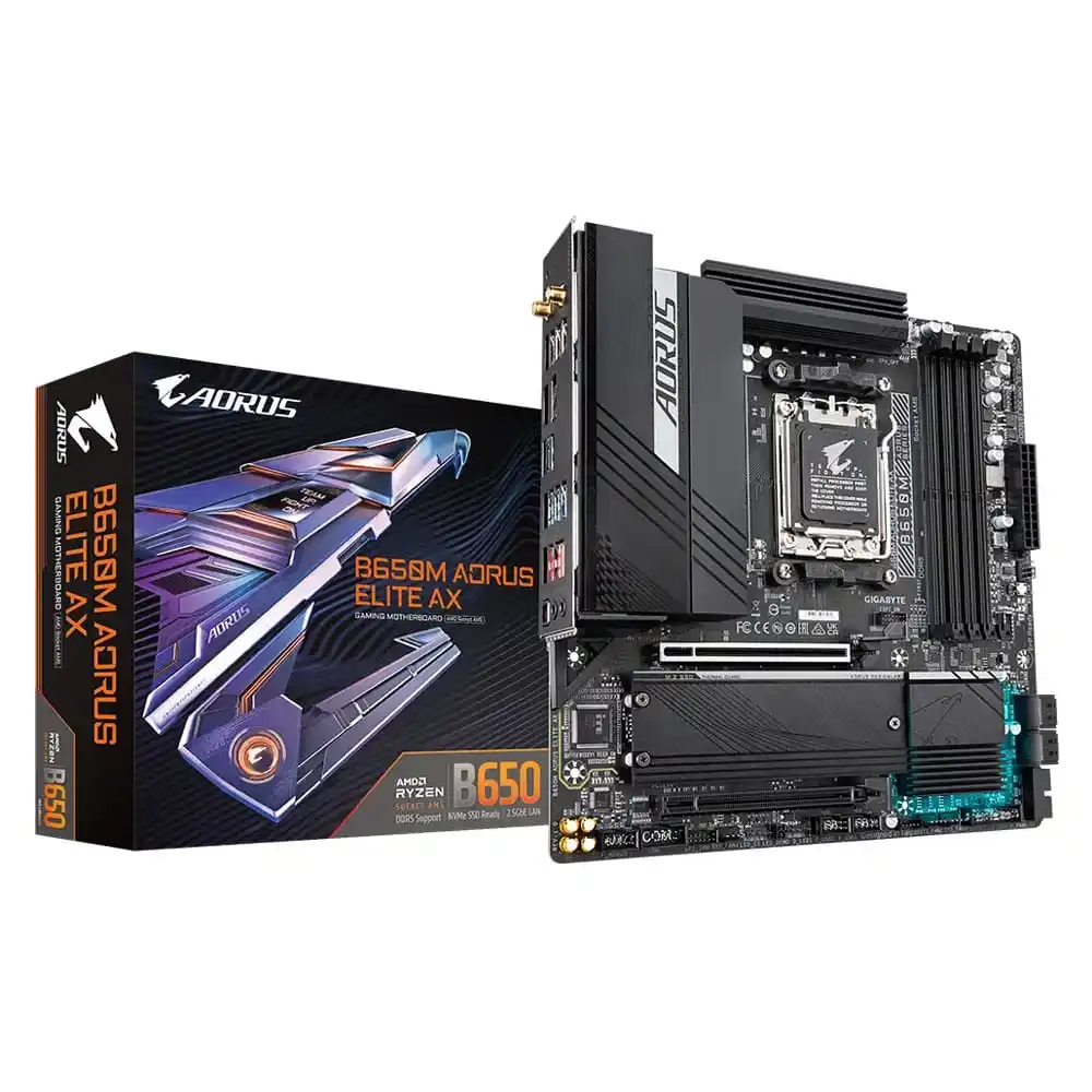 Matična ploča AM5 Gigabyte B650M AORUS ELITE AX DP/M.2/DDR5 - Image 1