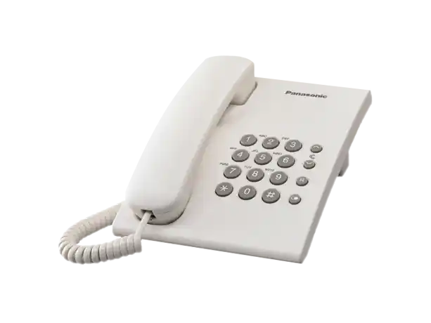 Stoni telefon Panasonic KX-TS500FXW Beli Slika 1