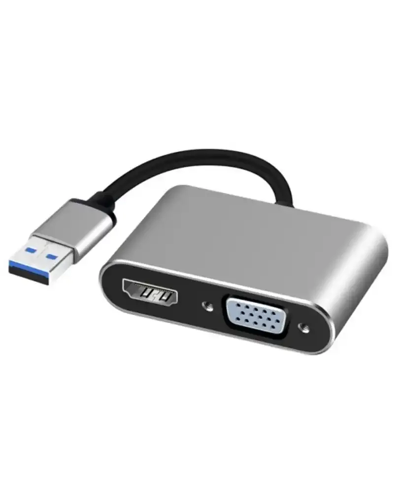 USB Adapter-konverter USB 3.0 - HDMI+VGA M/Ž Linkom Slika 1