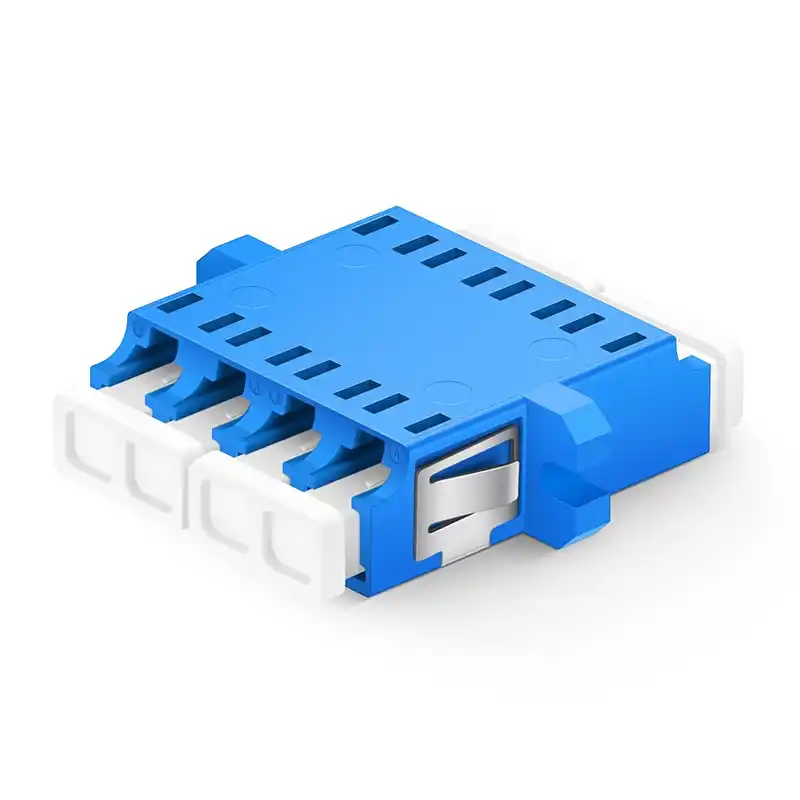 LC/LC singlemode fiber quad adapter (4 x LC SM), dimenzija za duplex fiber optički patch panel Slika 1