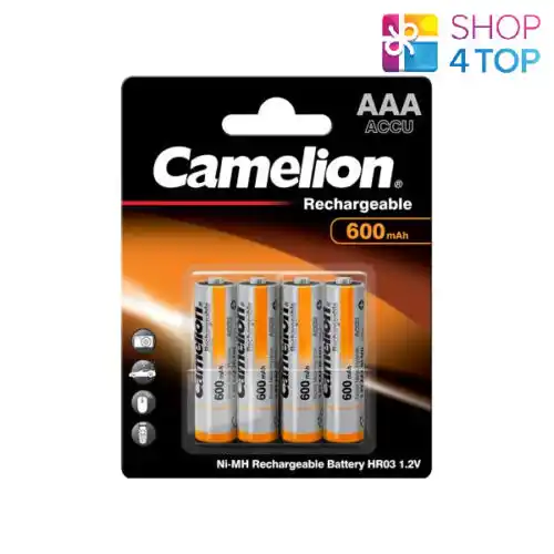 Punjiva baterija AAA Camelion 600 mAh NiMh 1/4 - Image 1