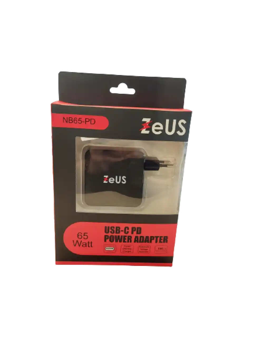 Punjač univerzalni ZEUS ZUS-NB65 PDC USB-C 65W za laptop,tablet,smart phone Slika 2