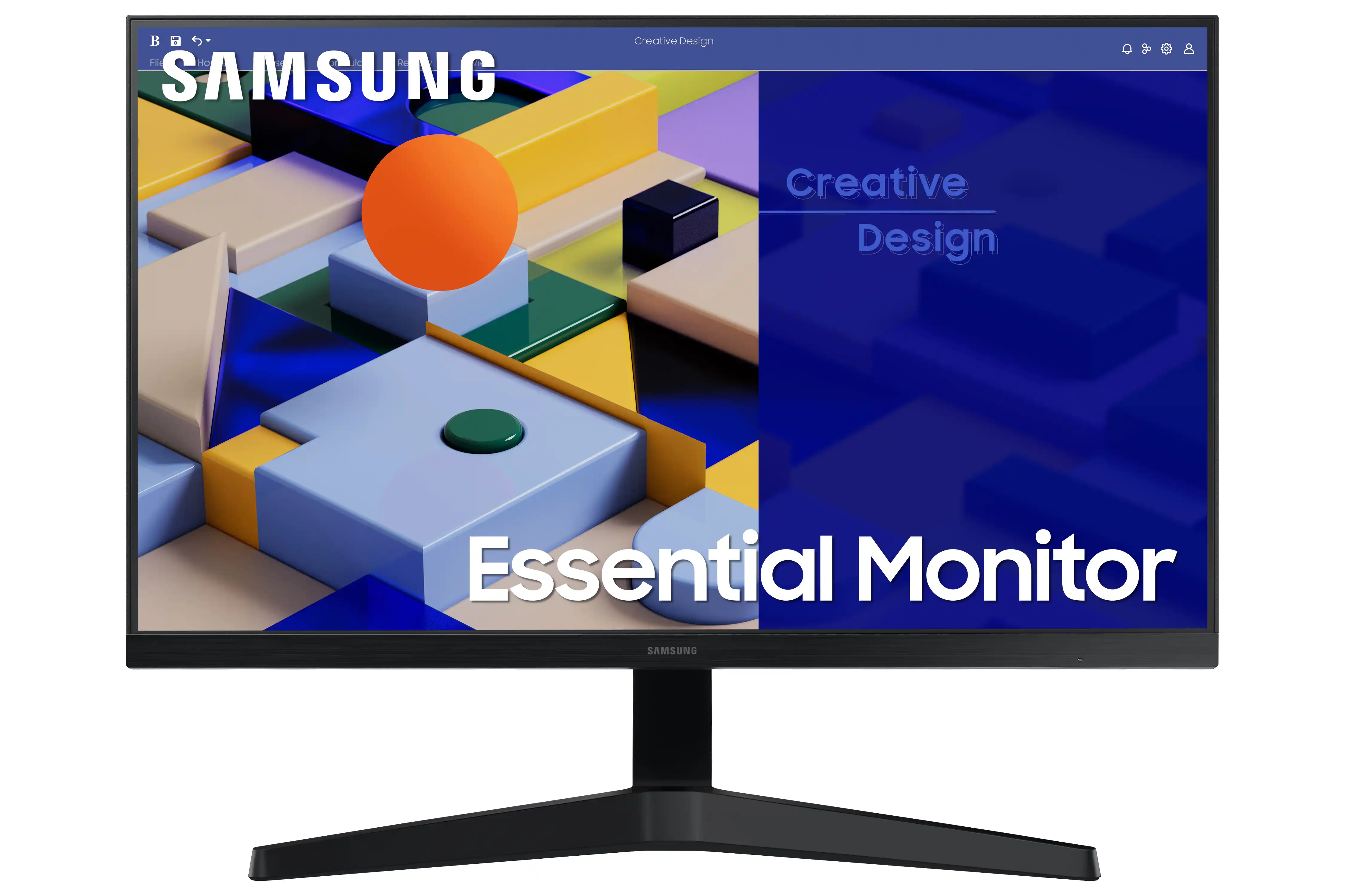 Monitor 24 Samsung LS24C310EAUXEN 1920x1080/FHD IPS/75Hz/5ms/VGA/HDMI/HDCP/Freesync/VESA/crna- Slika 1