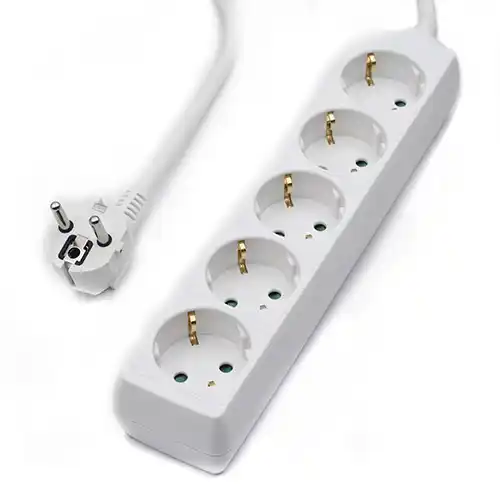 Produžni kabal sa 5 utičnica KETTZ 1.5mm2 KT-PK05A-2M 2m Slika 1