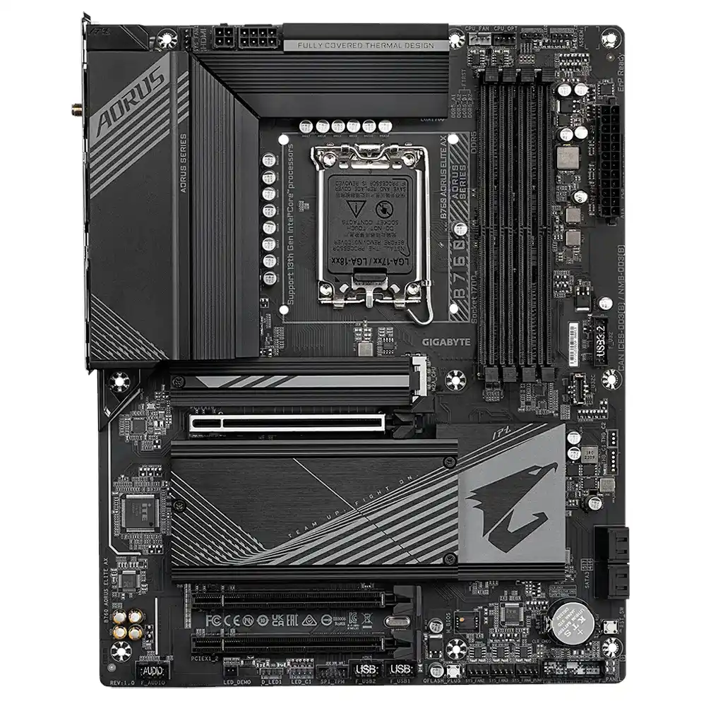 Matična ploča 1700 Gigabyte B760 AORUS ELITE AX  DDR5 HDMI/DP/M.2 Slika 5