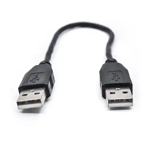 USB produžni kabl USB A-USB A 0.25m Kettz U-K025 crni Slika 1