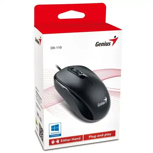 Miš Genius DX-110 USB 1000dpi, crni - optički Slika 4