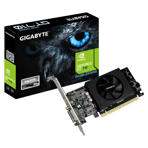 Grafička karta PCI-E Gigabyte GT710 2GB DDR5 64 bit  HDMI/DVI Slika 1