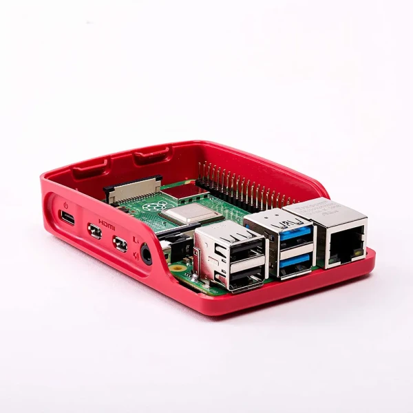 Kućište za Raspberry Pi 4 crveno belo Slika 1